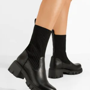 Ghete tip soseta Serada negre