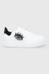 Kurt Geiger London Ghete de piele Laney Eya culoarea alb