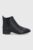 Aldo Ghete Chelsea de piele Torwenflex femei, culoarea negru, cu toc plat