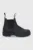 Blundstone Ghete Chelsea de piele 558 culoarea negru, cu toc plat