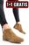 GHETE BEJ PIELE NATURALA INTOARSA 1SP079