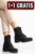 GHETE NEGRE PIELE NATURALA WH-169H17