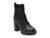 Ghete ALDO negre, REBEL 001, din piele naturala si material textil