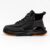 Ghete Barbati din piele naturala 9555 Negru-Gri | Advancer