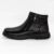 Ghete Barbati din piele naturala L52681 Negru | Advancer