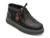 Ghete CLARKS negre, TORHILL HI ST, din piele intoarsa