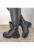 Ghete Casual Dama 5781 Negre + Kaki – Negru + Kaki