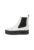 Ghete Chelsea din piele cu talpa flatform si segmente din material textil Mayze