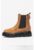 Ghete Chelsea flatform de piele