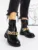 Ghete Dama 5001-Y-P Negru | Crystal Shoes
