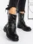 Ghete Dama 5019-YQ Negru | Crystal Shoes