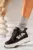 Ghete Dama Sport Negre din Piele Ecologica Jameya
