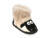 Ghete EMU alb-negru, SHAUN THE SHEEP WALKER, din material textil si piele intoarsa