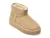 Ghete EMU bej, STINGER MICRO FLATFORM, din piele intoarsa