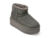 Ghete EMU gri, STINGER MICRO FLATFORM, din piele intoarsa