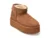 Ghete EMU maro, STINGER MICRO FLATFORM, din piele intoarsa