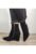 Ghete Elegante Dama K1271-133R Negre Velur – Negru