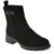 Ghete FLAVIA PASSINI negre, DX01331, din piele intoarsa