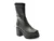 Ghete FLAVIA PASSINI negre, SHORT STRECTCH, din piele naturala