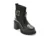 Ghete GRYXX negre, 1763893, din piele naturala si material textil