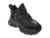 Ghete GRYXX negre, 3280, din material textil si piele naturala