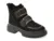 Ghete GRYXX negre, 386469, din piele intoarsa