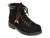 Ghete GRYXX negre, 590008, din piele intoarsa