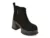 Ghete GRYXX negre, 8506, din piele intoarsa