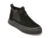 Ghete GRYXX negre, ES719, din material textil si piele intorasa