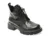 Ghete GRYXX negre, M90B, din piele naturala lacuita