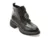 Ghete IMAGE negre, 3695030, din piele naturala lacuita