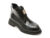 Ghete IMAGE negre, 3811608, din piele naturala lacuita