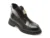 Ghete IMAGE negre, 3811608, din piele naturala lacuita