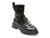 Ghete IMAGE negre, 574159, din piele naturala lacuita