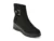 Ghete IMAGE negre, H612, din piele intoarsa
