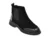 Ghete IMAGE negre, T1519, din piele intoarsa