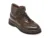 Ghete LE COLONEL maro, 70011, din material textil si piele naturala