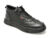 Ghete OTTER negre, E630020, din piele naturala
