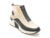 Ghete RIEKER bej, N6352, din piele ecologica si material textil