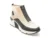 Ghete RIEKER bej, N6352, din piele ecologica si material textil