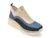 Ghete RIEKER bleumarin, 48053, din material textil