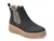 Ghete RIEKER bleumarin, N2553, din piele ecologica
