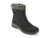 Ghete RIEKER negre, L7165, din piele intoarsa