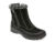 Ghete RIEKER negre, L7173, din piele intoarsa