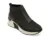 Ghete RIEKER negre, N6352, din material textil