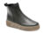 Ghete RIEKER negre, W0561, din piele naturala