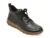 Ghete RIEKER negre, Z0002, din piele naturala
