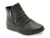 Ghete RIEKER negre, Z0056, din piele naturala