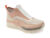 Ghete RIEKER roz, 48053, din material textil