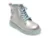 Ghete SELECTION KIDS argintii, 53007, din piele ecologica